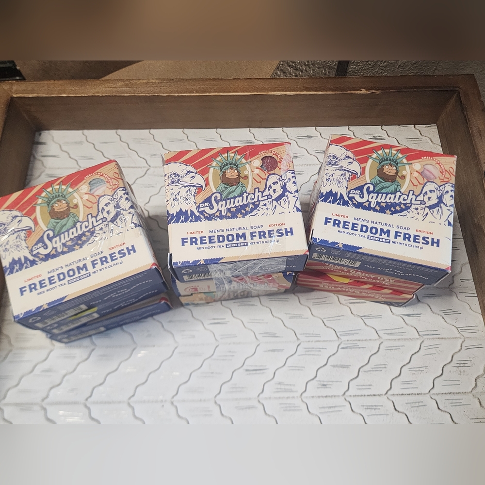 NWT Dr. Squatch 3 pack Soap